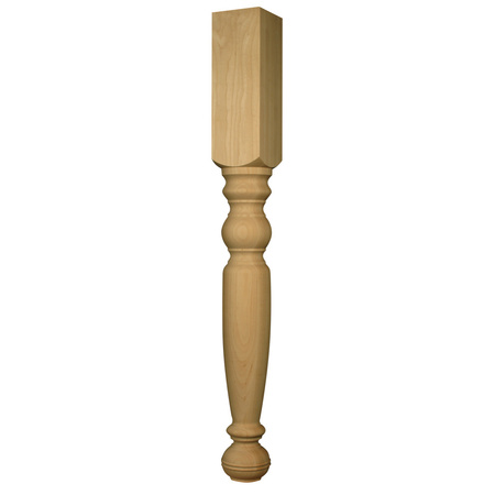 OSBORNE WOOD PRODUCTS 35 1/2 x 4 Squire Island Leg in Knotty Pine 2450P